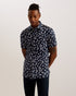 ALFANSO-Shirts-Breathe new life into your shirt collection with ALFANSO. This shirt boasts a bold floral print that's ideal for switching up your smart casual outfits. The slim fit and classic collar keep that tailored feel, whilst the short sleeves and cotton blend material make sure you'll feel comfortable. Shirt Floral print Cotton blend Short sleeves Classic collar Slim fit Button fastening with T thread detail Ty is 6'1" / 1.86m and wears Navy in a Ted size 3- Ted Baker Romania