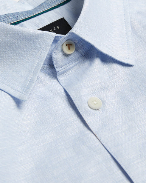 PALOMAS-Shirts-SS LINEN SHIRT- Ted Baker Romania