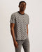 KEITHS-Tops-SS Regular Jacquard T-Shirt- Ted Baker Romania
