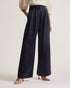 TEERUT-Tailoring-Satin Tailored Wide Flood Length Trousers- Ted Baker Romania