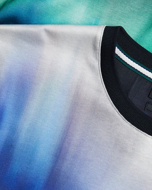 AVID-Tops-SS Regular Ombre T-Shirt- Ted Baker Romania