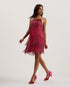 DIVERIA-Dresses-Mini Dress With Tassels- Ted Baker Romania