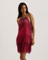 DIVERIA-Dresses-Mini Dress With Tassels- Ted Baker Romania