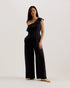 FUJI-Trousers-Ruffle One Shoulder Jumpsuit- Ted Baker Romania
