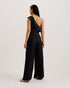 FUJI-Trousers-Ruffle One Shoulder Jumpsuit- Ted Baker Romania