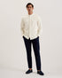 BASTIUN-Shirts-LS Relaxed Grandad Collar Shirt- Ted Baker Romania