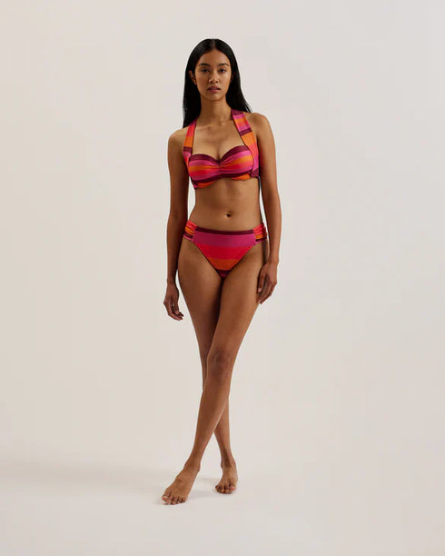 MAVENN-Swimwear-printed Moulded Cup Bikini Top- Ted Baker Romania