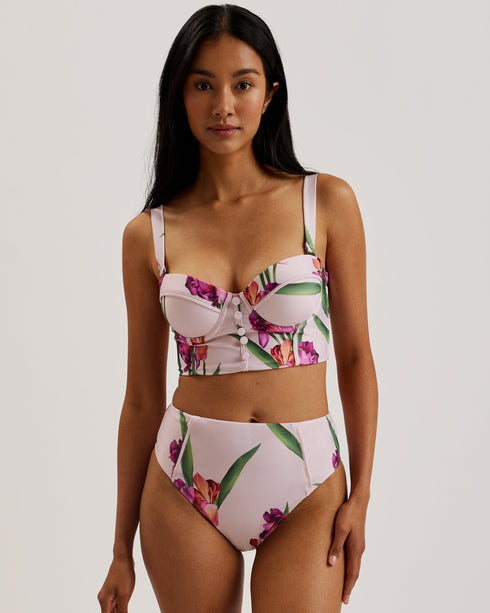 AVELEA-Swimwear-High Waisted Bikini Bottom- Ted Baker Romania