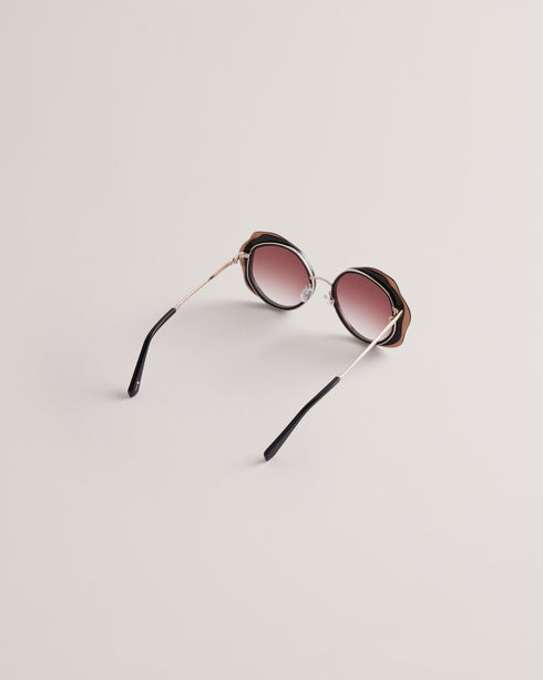 DREWWY-Eyewear-Large Circular Frame Sunglasses- Ted Baker Romania