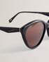 MAYSEY-Eyewear-Solid Cat Eye Frame Sunglasses- Ted Baker Romania