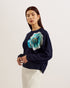 BAYLEYY-Tops-Sequin Graphic Sweat- Ted Baker Romania