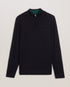 FASHBEE-Knitwear-LS Branded Merino Half Zip- Ted Baker Romania