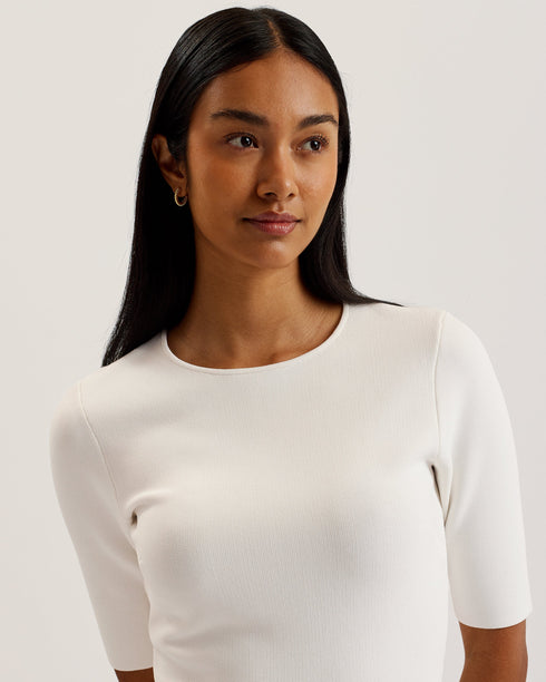 ALZANN-Dresses-Knitted Mini Skater Dress- Ted Baker Romania