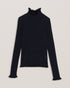 RAINEEE-Knitwear-Metallic Ribbed Funnel Neck- Ted Baker Romania