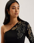 HEATHRR-Knitwear-One Shoulder Beaded Knitted- Ted Baker Romania