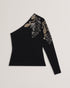 HEATHRR-Knitwear-One Shoulder Beaded Knitted- Ted Baker Romania