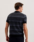 LEVERS-Knitwear-SS Regular Jacquard Zip Polo- Ted Baker Romania