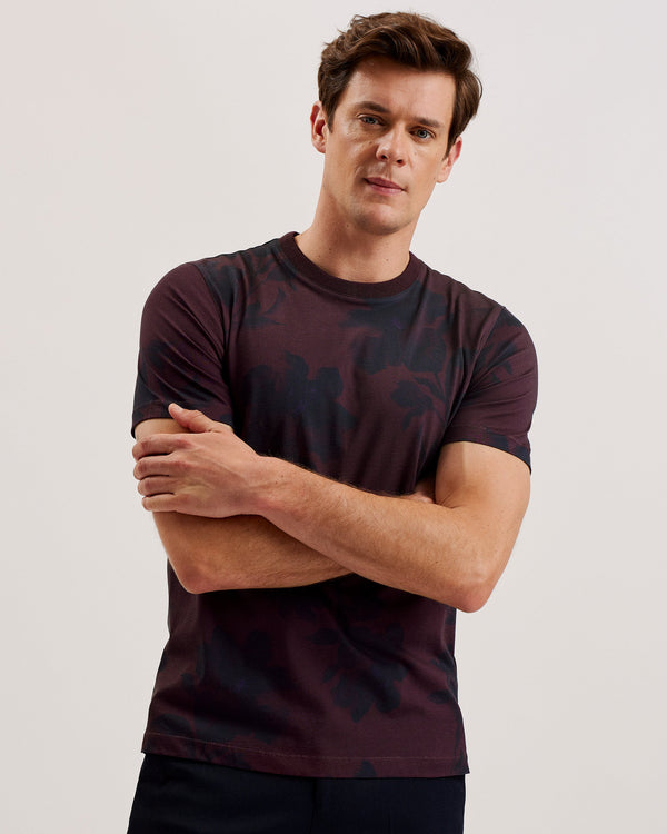 VENDIS-Tops-SS Regular Fit Floral Printed- Ted Baker Romania