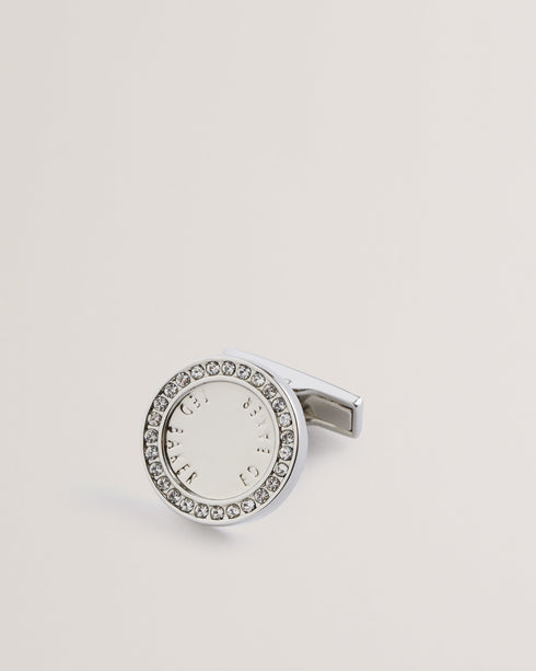 CRUZ-Cufflinks-Round Crystal Cufflinks- Ted Baker Romania