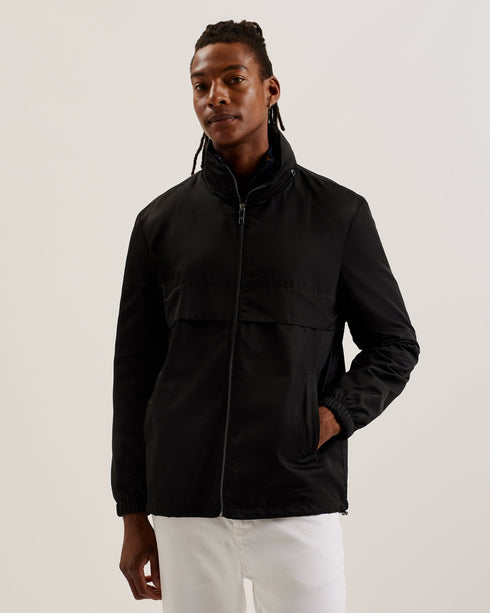 BASHAM-Outerwear-Nylon Sateen Hooded Jacket- Ted Baker Romania