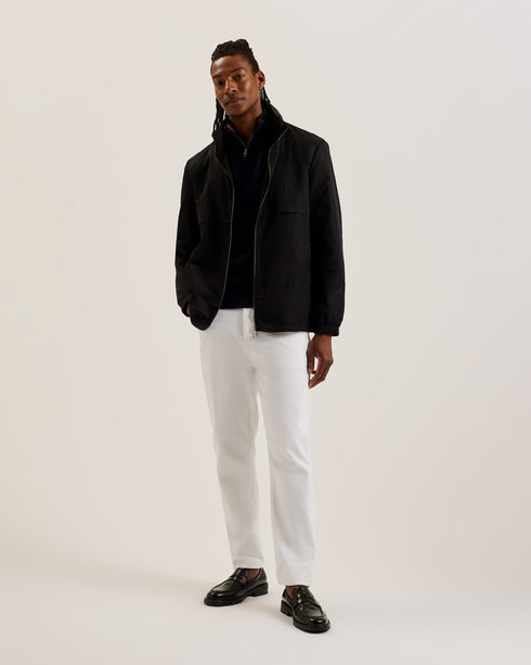 BASHAM-Outerwear-Nylon Sateen Hooded Jacket- Ted Baker Romania