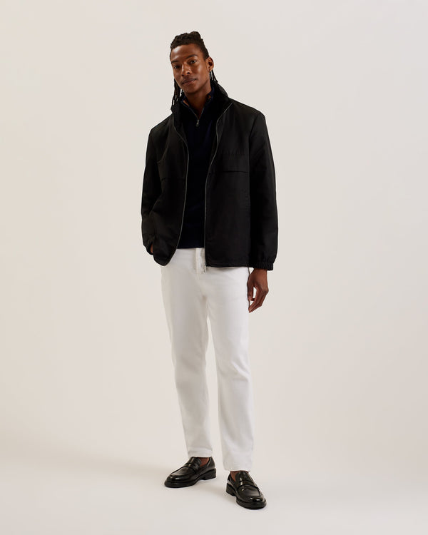 BASHAM-Outerwear-Nylon Sateen Hooded Jacket- Ted Baker Romania