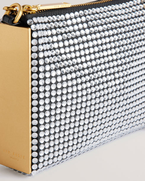 KRIISA-Bags-Crystal Side Bar Clutch- Ted Baker Romania