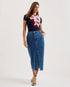 LOUANNN-Tops-Printed Short Sleeve Fitted- Ted Baker Romania