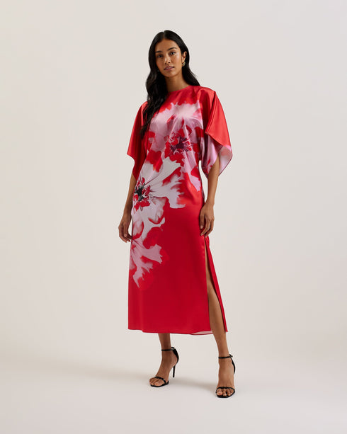 NASINU-Dresses-Batwing Sleeve Side Split Mid- Ted Baker Romania