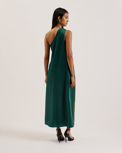 MELGAR-Dresses-One Shoulder Bias Cut Midi Dr- Ted Baker Romania