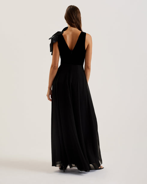 BEIRA-Dresses-Corsage Detail Maxi Dress with- Ted Baker Romania