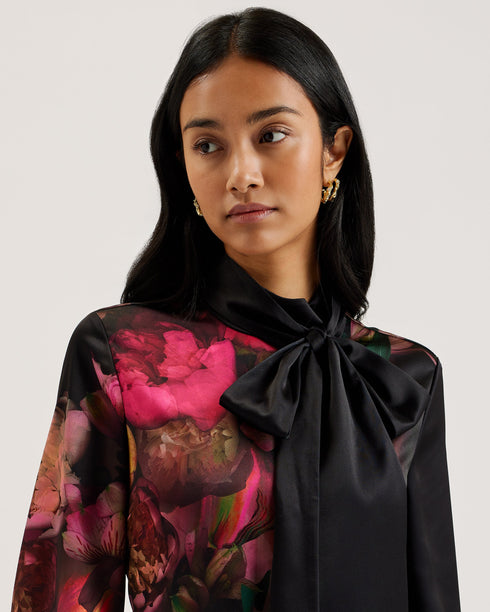 LOUSIOS-Trousers-Printed Wide Leg Jumpsuit wi- Ted Baker Romania