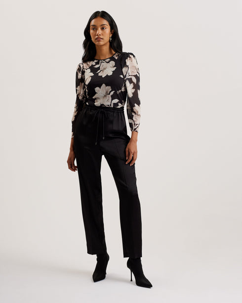 NATORI-Trousers-Satin Slim Taper Jogger- Ted Baker Romania