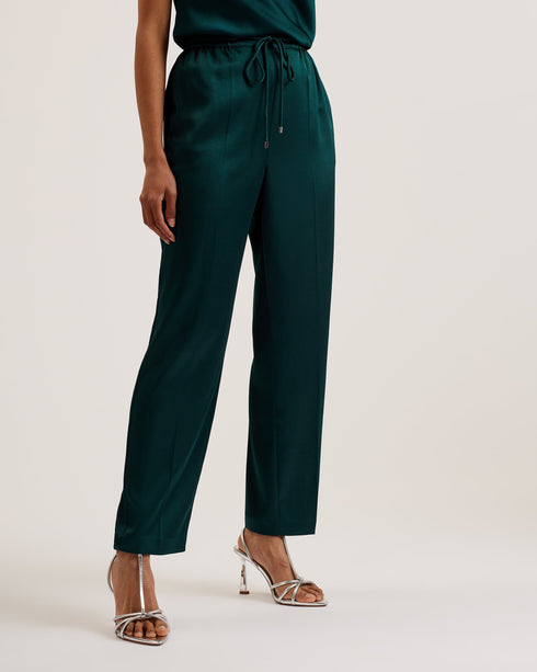 NATORI-Trousers-Satin Slim Taper Jogger- Ted Baker Romania
