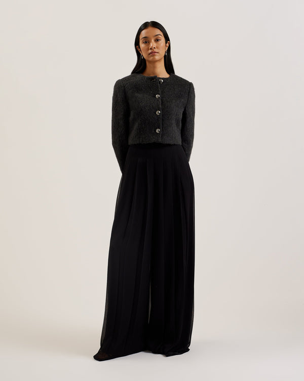 KOKUTO-Trousers-Pleated Wide Leg Trouser- Ted Baker Romania