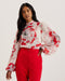 LADON-Tops-Tie Neck Long Sleeve Blouse- Ted Baker Romania