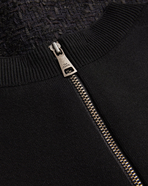 KOMAM-Tailoring-Rose Button Knit Bodice Boucle- Ted Baker Romania