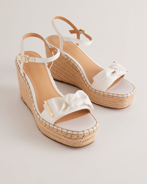 GEIIA-Sandals-High-Heeled Wedge With Bow Detail- Ted Baker Romania