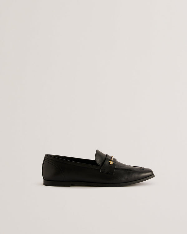 ZZOEE-Shoes-Flat Loafer With Signature Bar- Ted Baker Romania