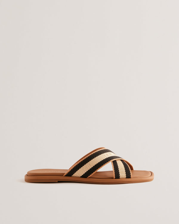 ASHIKA-Sandals-Webbing Flat Sandal- Ted Baker Romania