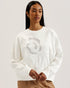 LOTISS-Tops-Embroidered Burnout Graphic Sweatshirt- Ted Baker Romania