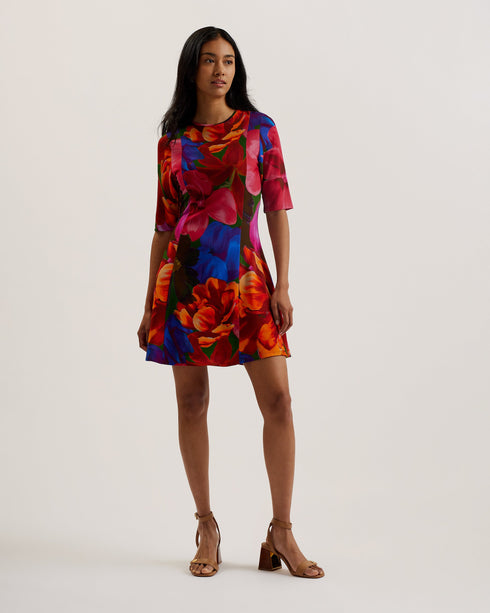 VVERITY-Dresses-3/4 Sleeve Mini Dress- Ted Baker Romania