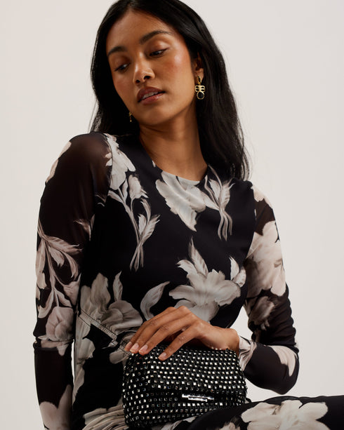 GLITSZI-Bags-Mesh Crystal Cross Body Bag- Ted Baker Romania