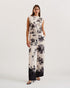 AWYNA-Trousers-Printed High Waisted Wide Leg- Ted Baker Romania