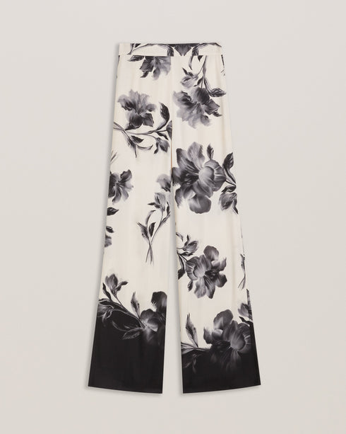 AWYNA-Trousers-Printed High Waisted Wide Leg- Ted Baker Romania