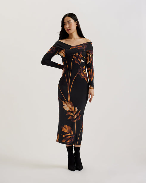 JOSEFEN-Dresses-Bardot Slinky Jersey Bodycon- Ted Baker Romania