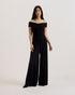 ALMHAA-Trousers-Bardot Slinky Jersey Wide Leg- Ted Baker Romania