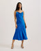 TUNCA-Dresses-Satin Cowl Neck Evening Midi Dress- Ted Baker Romania
