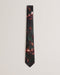 BIEDUL-Ties-Smokey Floral Print Silk Tie- Ted Baker Romania
