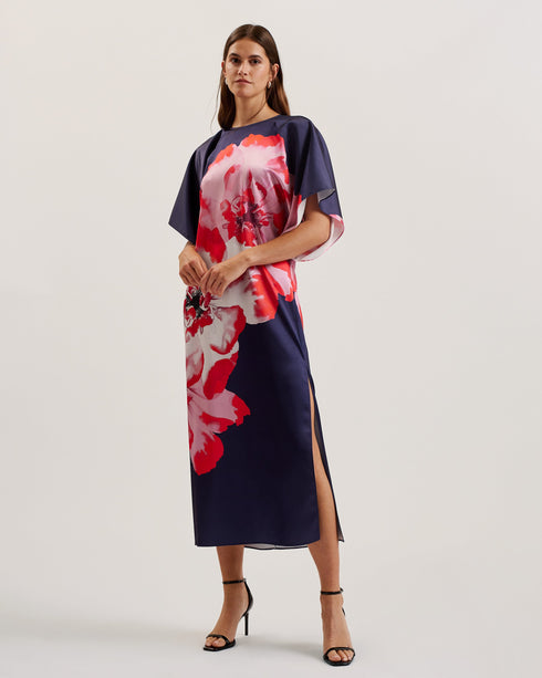 LAINII-Dresses-Printed Bat Wing Dress- Ted Baker Romania